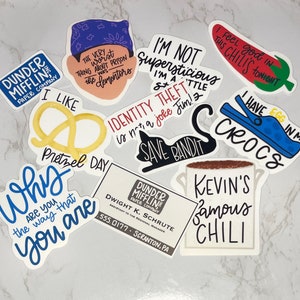 Office TV Show Sticker Set, Prison Mike Sticker, Worst Thing About Prison, Vinyl TV Show Sticker, Office TV Show Gift, Gift