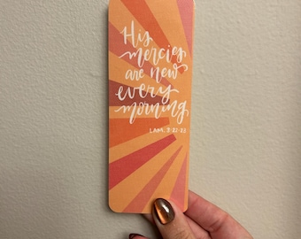 His Mercies Are New Every Morning Bookmark