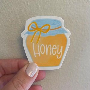 Honey Pot Vinyl Sticker, Gift