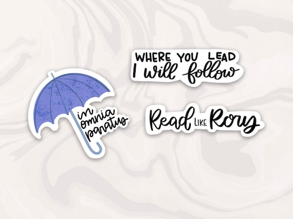 52 Stück Gilmore Girls Sticker Set - Wasserfeste Vinyl Aufkleber