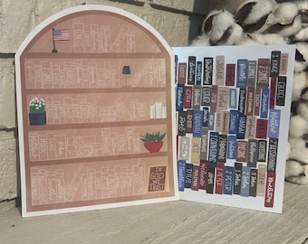 Bible Reading Tracker, Books of the Bible Reading Plan, Patriotic theme