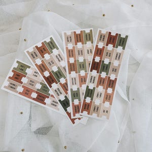 Bible Tabs: Christian Study, Elegant Design Sticker Books