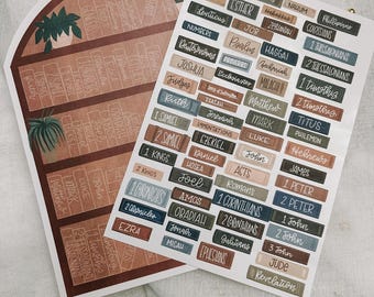 Bible Reading Tracker Sticker
