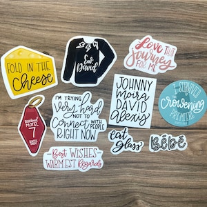 Schitts Sticker Pack, David Rose Stickers, Gift