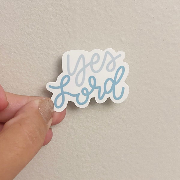 Yes Lord Sticker, Gift