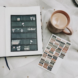 Evergreen Bible Bookshelf Tracker Stickers: Reading Guide