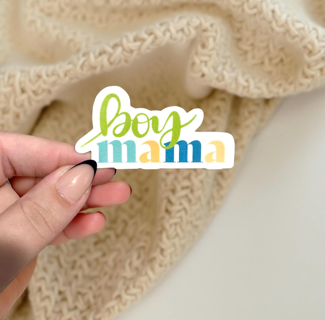 Boy Mama Sticker, Boy Mom Decal, Gift - Etsy