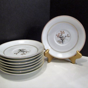 2 Noritake Winton China 5521 Pattern Saucer Plates, 2 Noritake Japan 5521, 2 Mid Century Modern NORITAKE CHINA Saucers Japan,5521 Pattern
