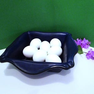 Casserole Dish Cobalt Blue, Cobalt Blue Oven Freezer Microwave & Dishwater Safe, Baking Dish with scalloped Edges, Casserole Dish, Egg Dish