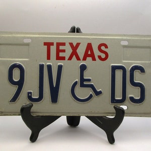 Handicapped TEXAS License Plate, Texas License Plate, FREE SHIPPING, Lone Star State Decor, Wall Decor, Man Cave Decor, Craft Item
