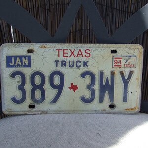 Texas TRUCK License Plate, Texas License Plate, Wall License Plate Decor, FREE SHIPPING Lone Star State Decor, Man Cave Decor,Craft Item