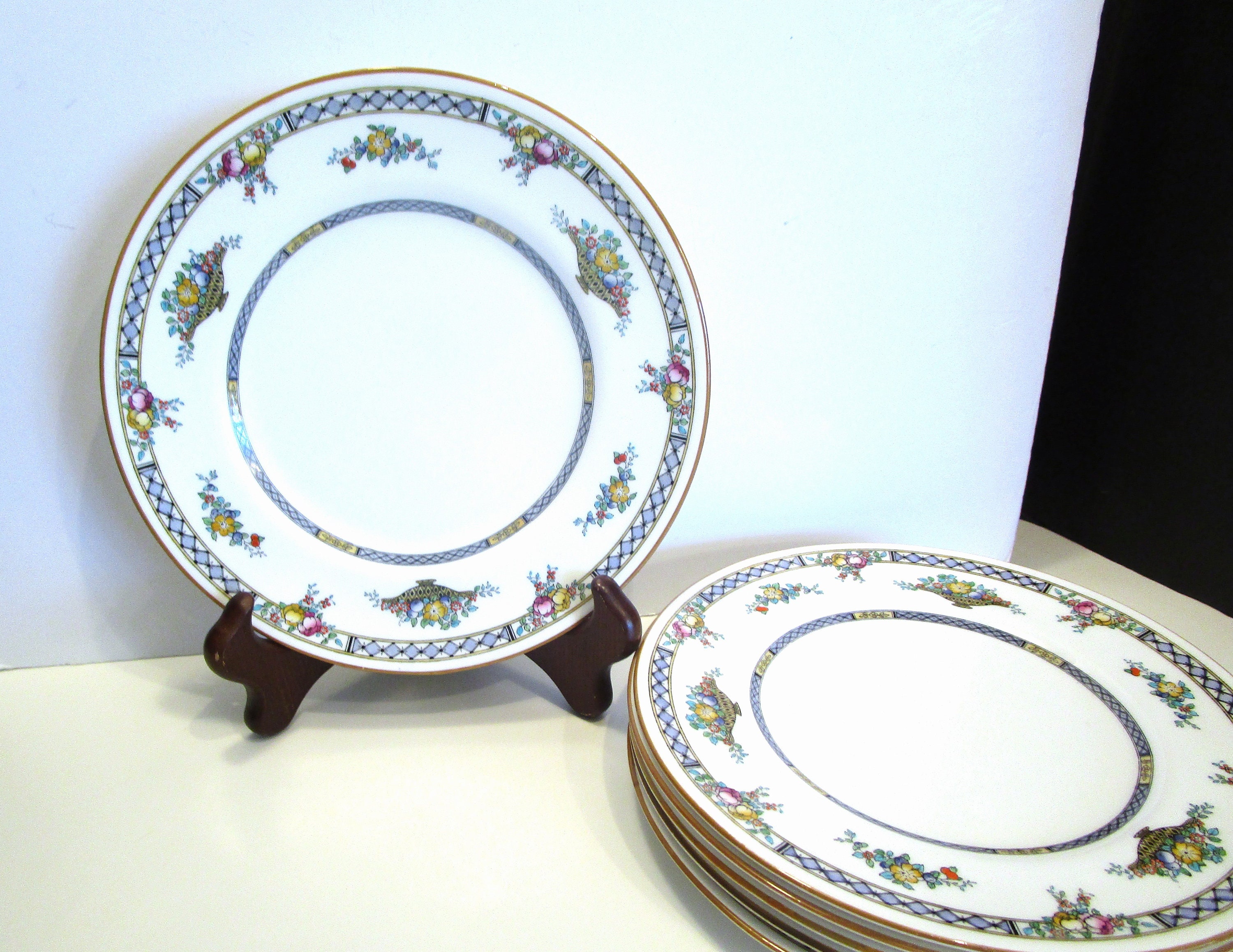 希少なロイヤルドルトン サラダプレート H1424 - 直径9インチ - Etsy 日本