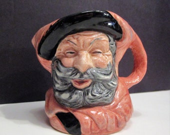 Vintage Royal Doulton Falstaff Toby Mugg: Minifigurkanna