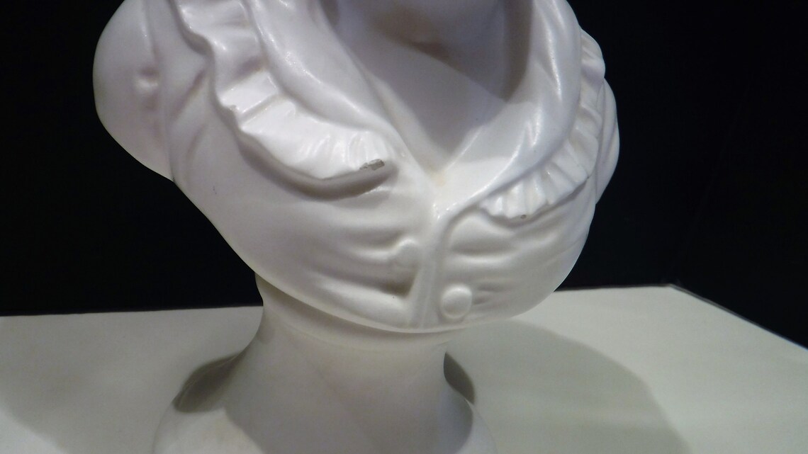 Viktorianischen jungen Büste junge Kopf Büste alle weißen | Etsy