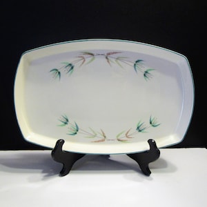 Franziskaner Radiance Serviertablett, Franziskaner großes 13 x 8 Radiance Tablett, Waschtischtablett, Mitte des Jahrhunderts moderne Franziskaner Tablett Geschirr, MER