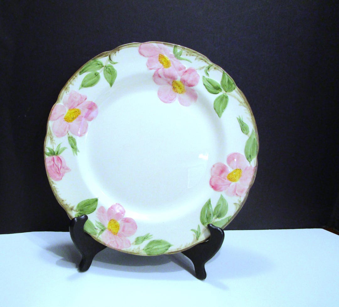 American Dessert Rose 二つに分かれた皿 フランシスカン American