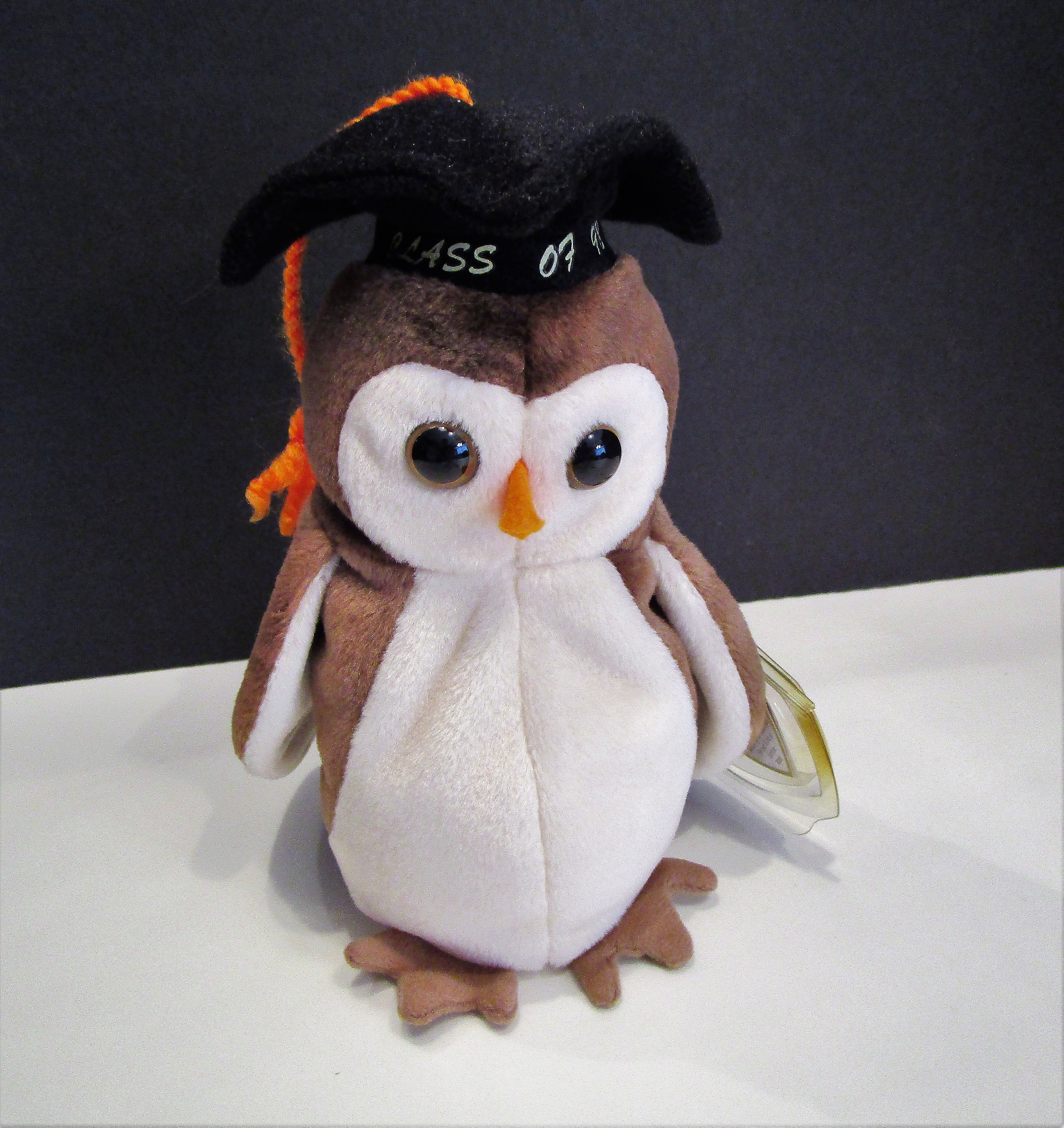 Ty Beanie Babies 卒業式用フクロウ：1998-2000年卒業クラス - フーッ