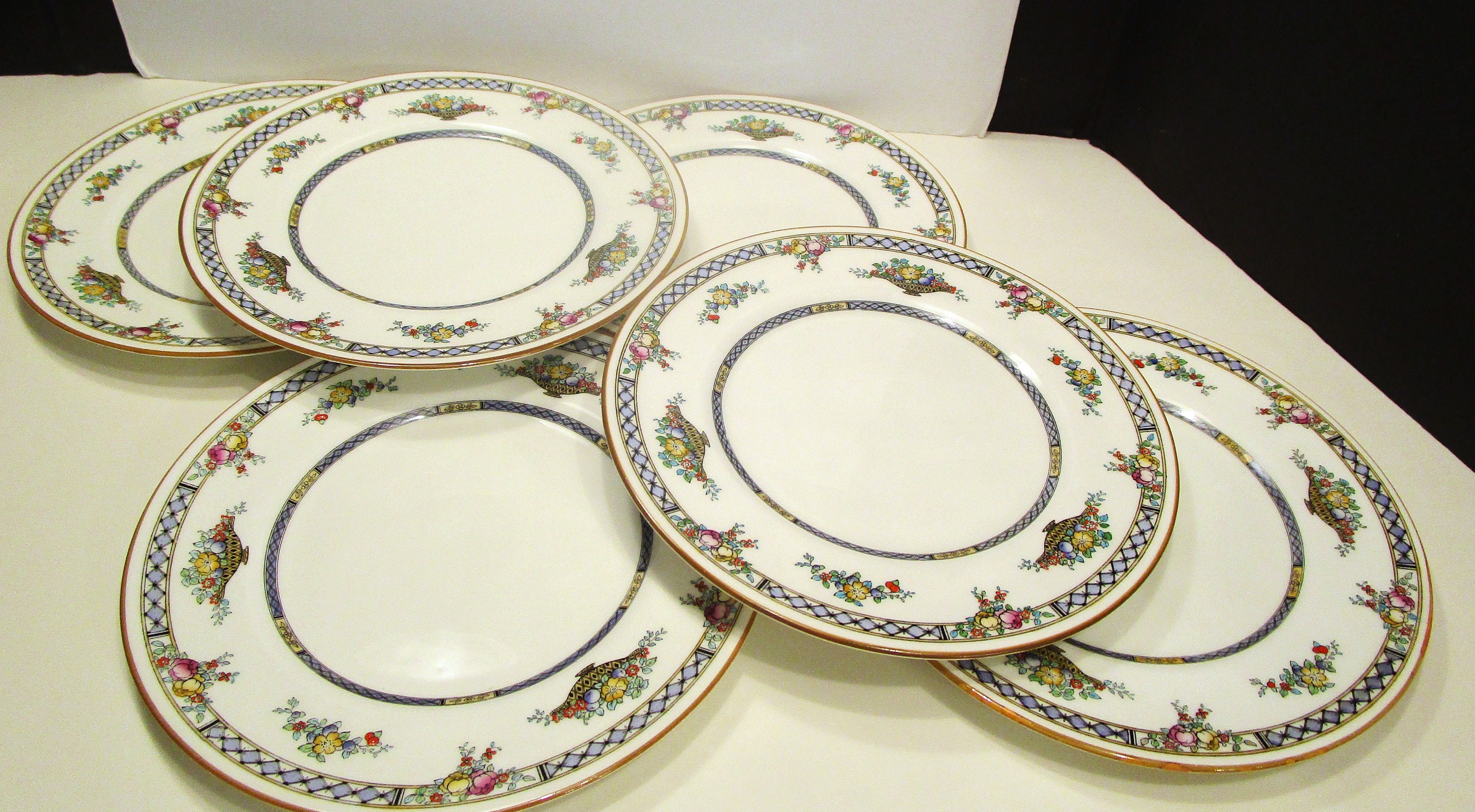 希少なロイヤルドルトン サラダプレート H1424 - 直径9インチ - Etsy 日本