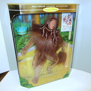 Cowardly Lion from Wizard of Oz KEN Mattel, Ken as The Cowardly Lion in The Wizard of Oz Doll #16573 New 1996 Mattel, The Cowardly Lion, MER