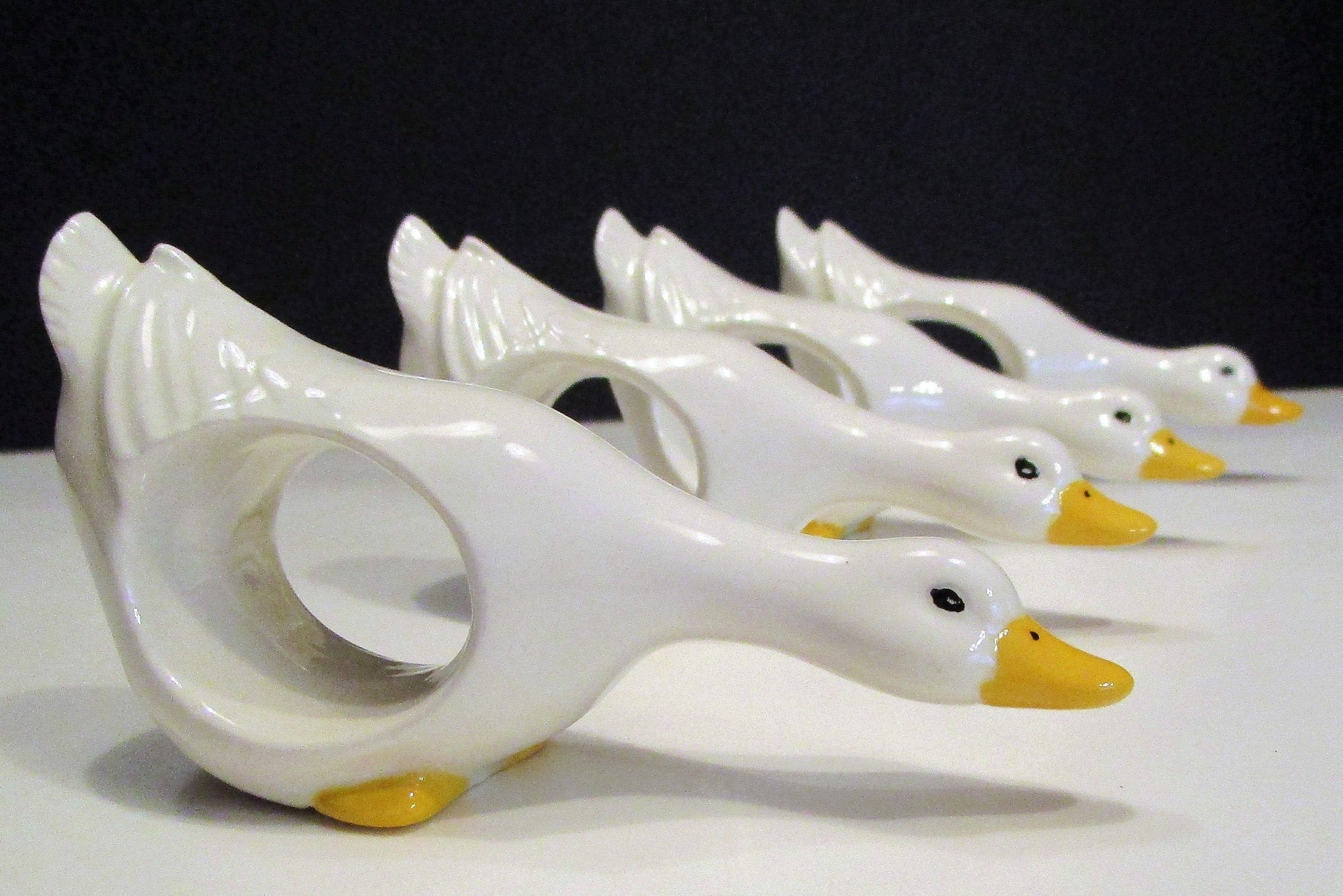 Duck napkin rings deals