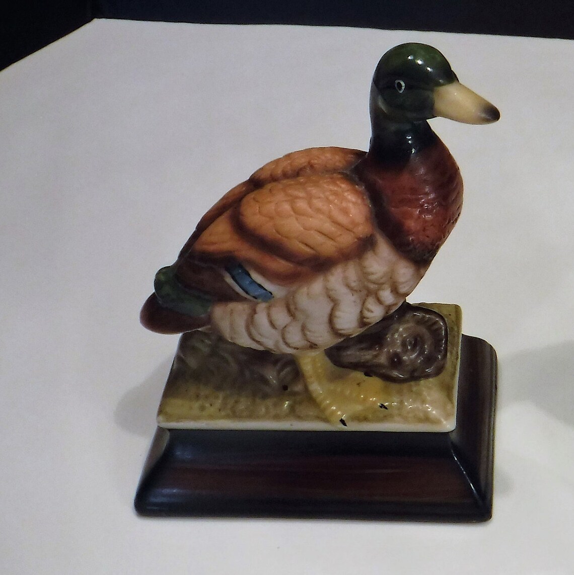 Vintage Porcelain Duck Duck Figurines Porcelain Birds Made Etsy