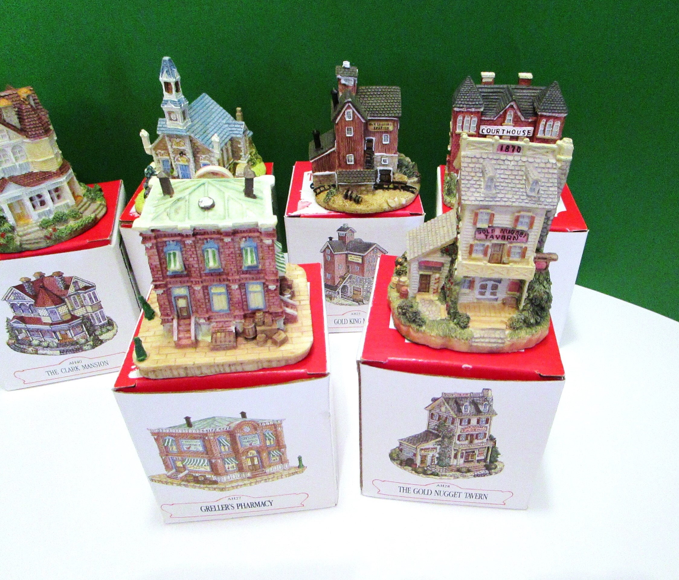 Americana Miniature Houses: Liberty Falls Collection, 5-piece Set
