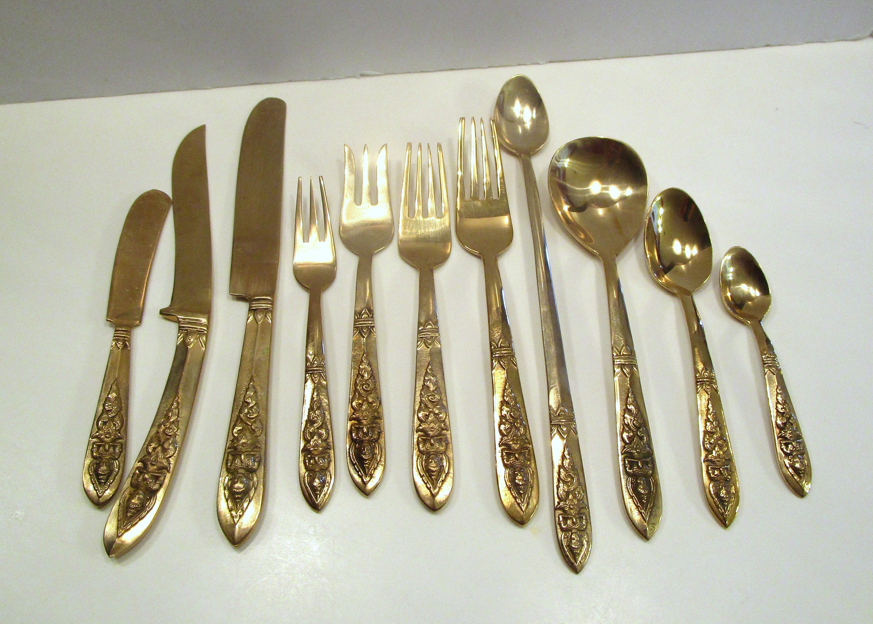 Thai Brass Flatware - Etsy