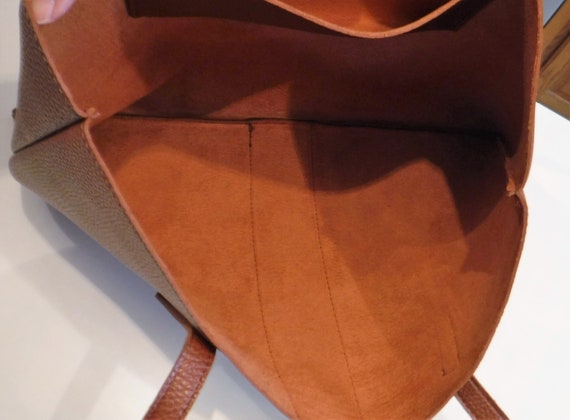 Vegan Leather Tote, Vegan Leather Shoulder Bag Pu… - image 7