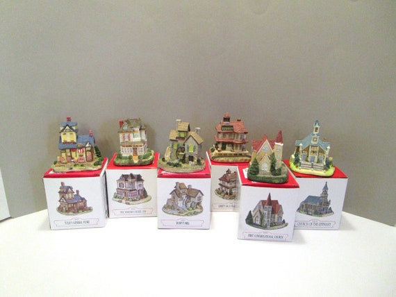 Liberty Falls Miniature Houses: Americana Collectible Buildings - Etsy
