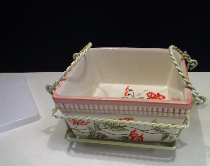 Temptations Presentable Ovenware by Tara Morning Glory 1 Quart