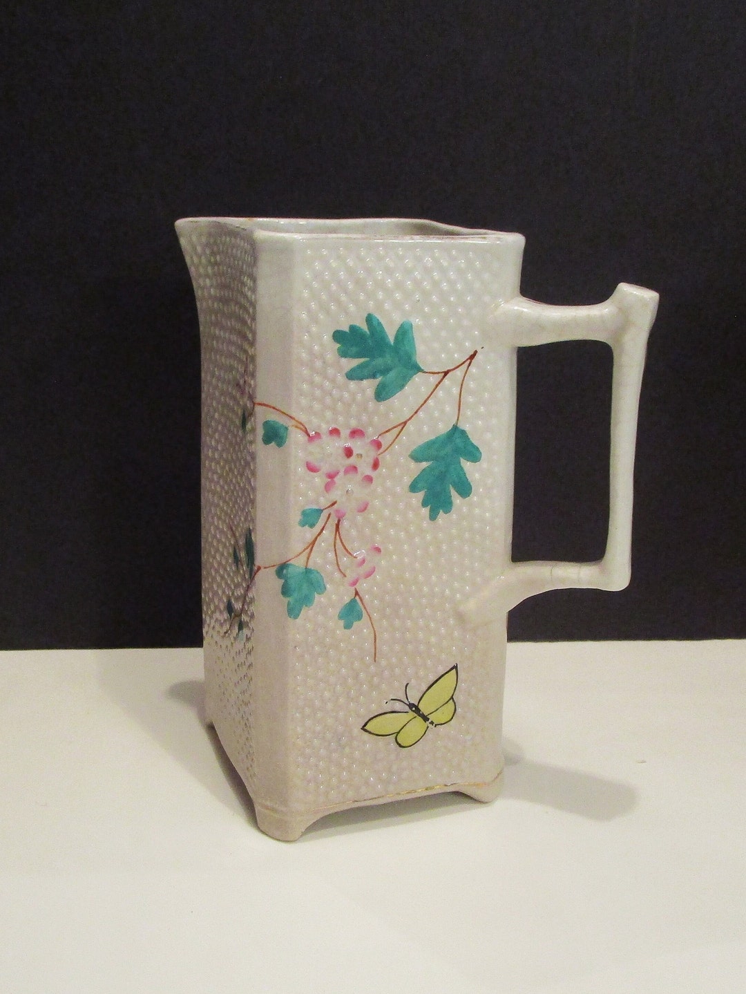 Ceramic Water Pitcher Vase, Pottery Pitcher, Pottery Vase, Medium Size