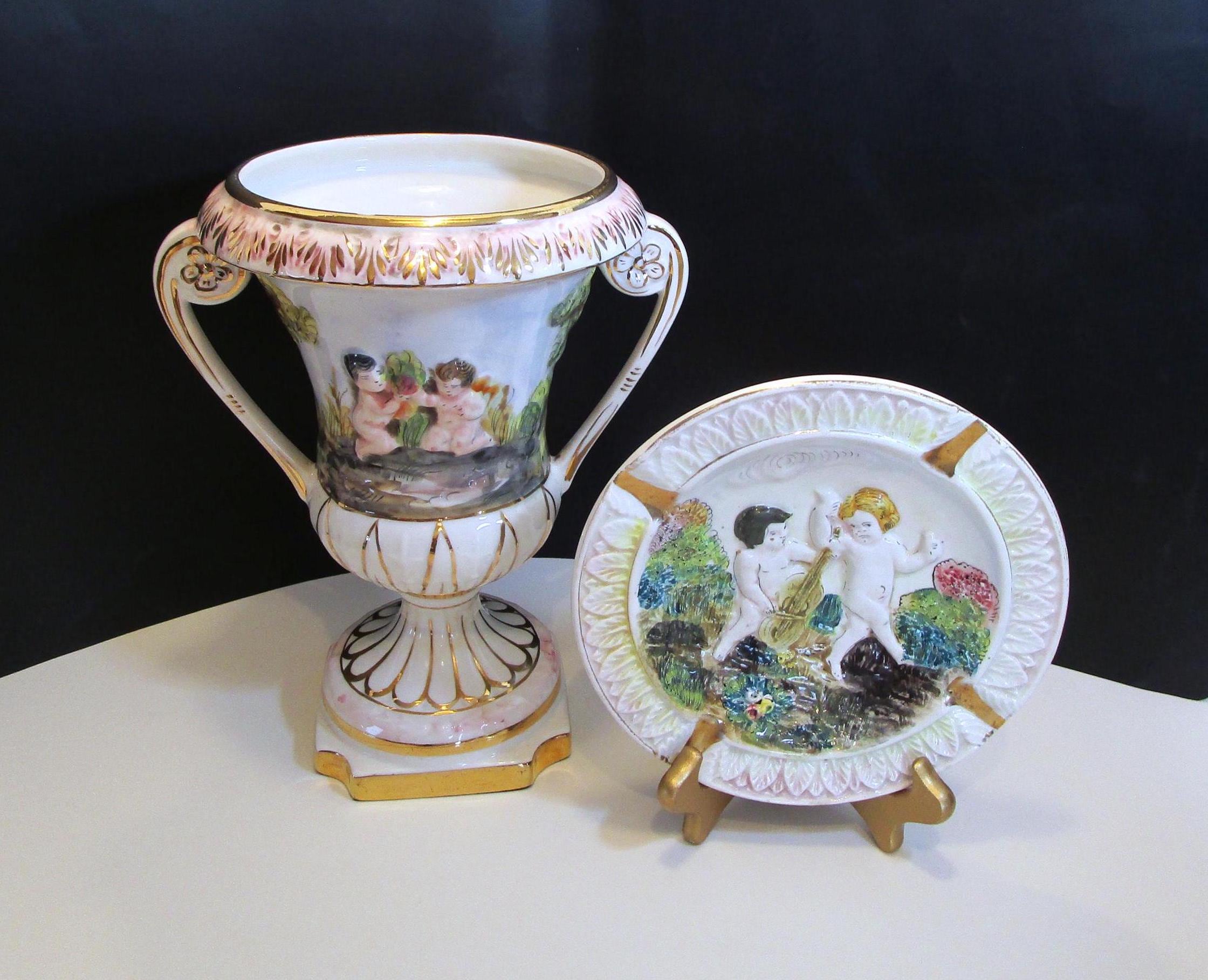 Capodimonte Ashtray - Etsy
