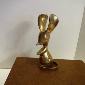 Large Brass Mouse Figurine: Vintage Home Accent, Mouse Collectible