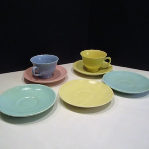 T.S. T  LU-RAY PASTEL Cup And Saucer Sets, Vintage Assorted T.S.&T Lu-Ray Pastel Cup And Saucer Sets, T.S.T Lu-Ray Pastel Replacement Pieces