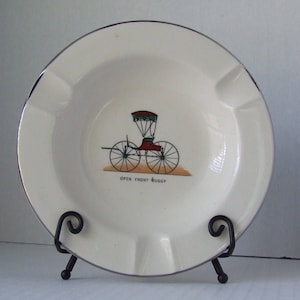 Vintage reclame-asbak: trinketschaal met open voorkant