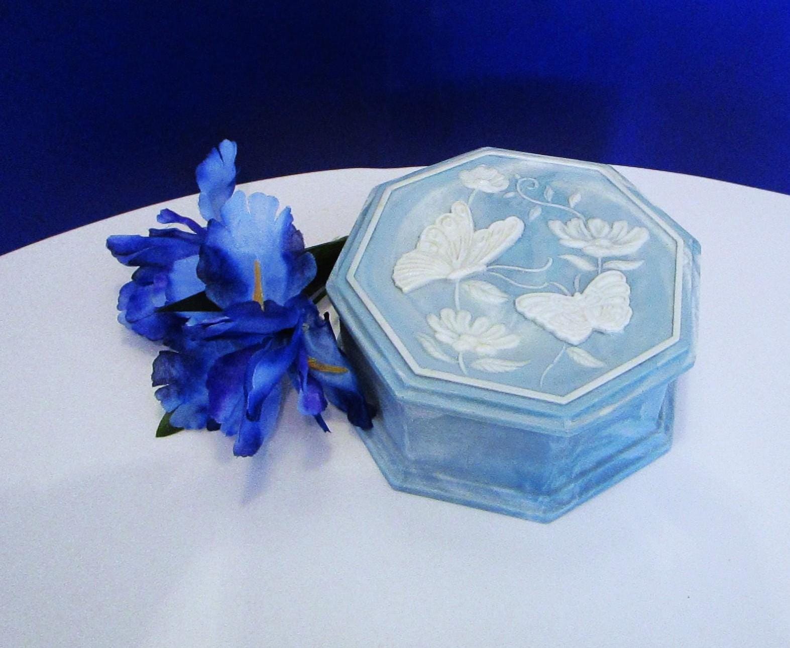 INCOLAY STONE　 ジュエリーボックス Vintage Incolay Stone Jewelry Box - Ocean Springs Mercantile