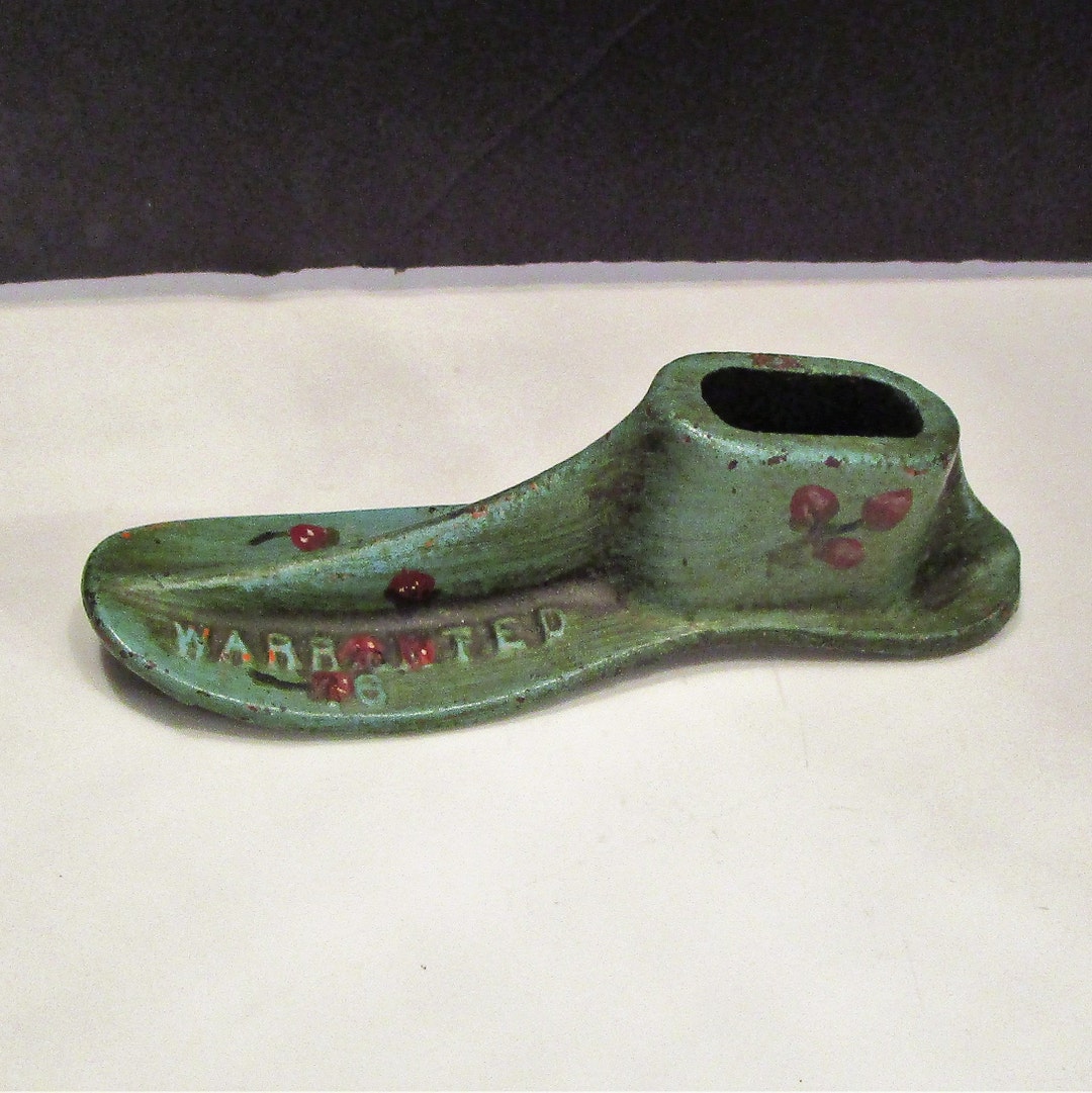 Antique Cast Iron Shoe Mold Cast Iron Child Size Shoe Mold Etsy