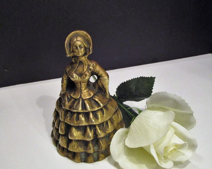 Brass Bell Southern Bell Brass Bell Lady Brass Bell Brass Etsy