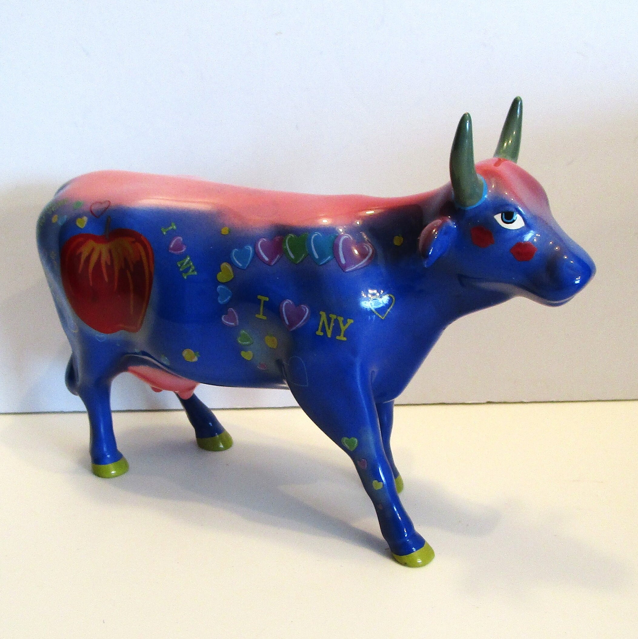 4 CowParade【カウパレード】牛置物 Blue Bone China 4 CowParade【カウパレード】牛置物 Blue Bone China