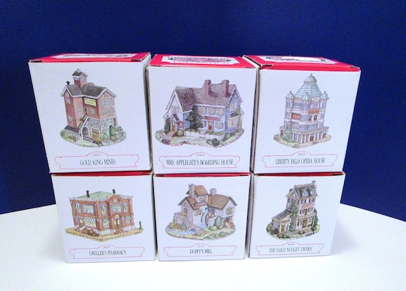 Americana Miniature House Collection: Liberty Falls Buildings - Etsy