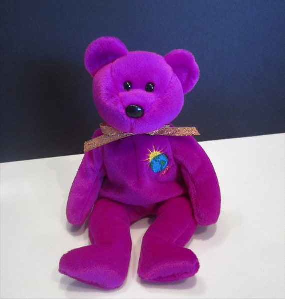 TY Beanie Baby Millennium Bear: 1999 Retired Vintage Plush - Etsy