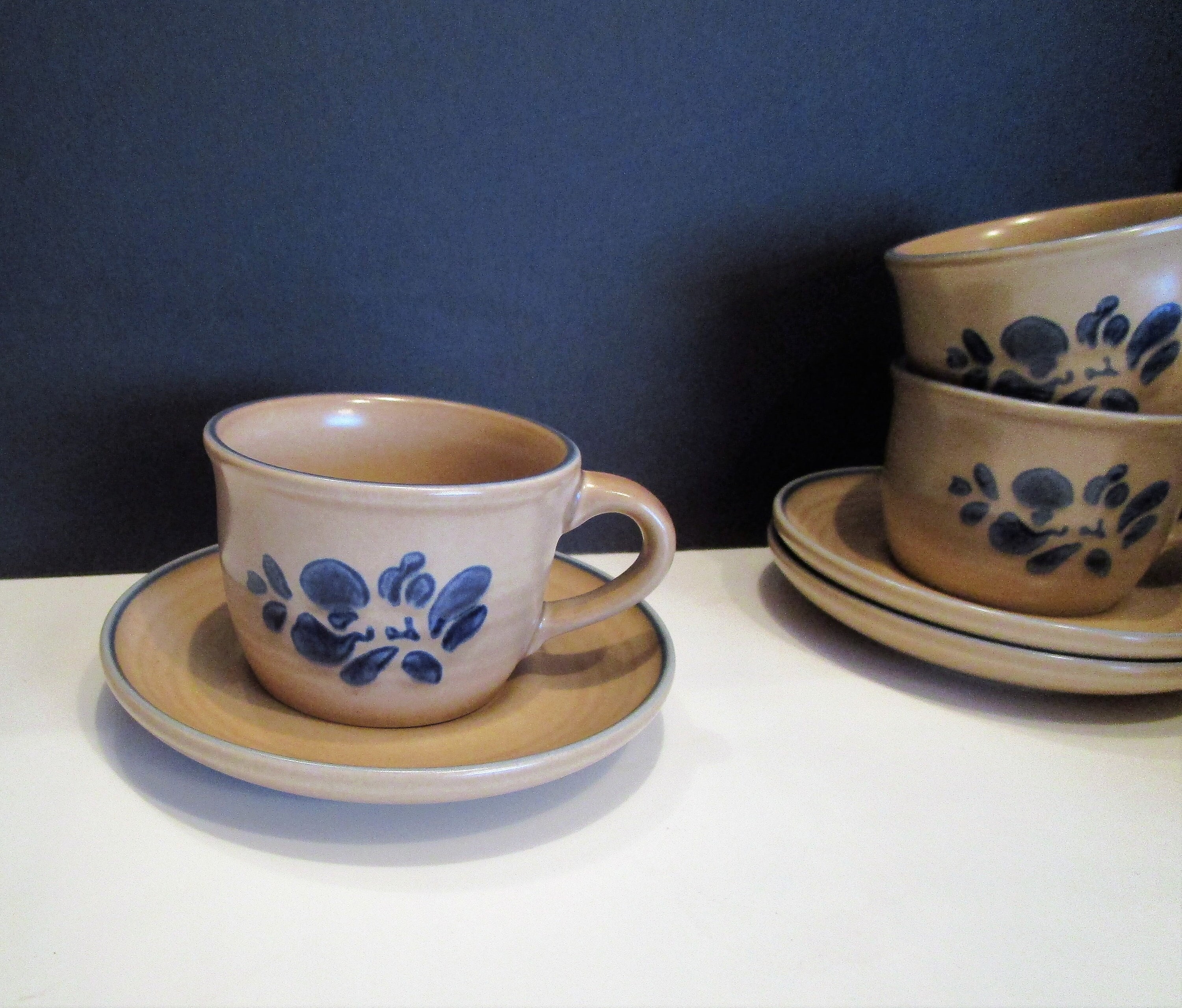 Pfaltzgraff Cups and Saucers - Etsy