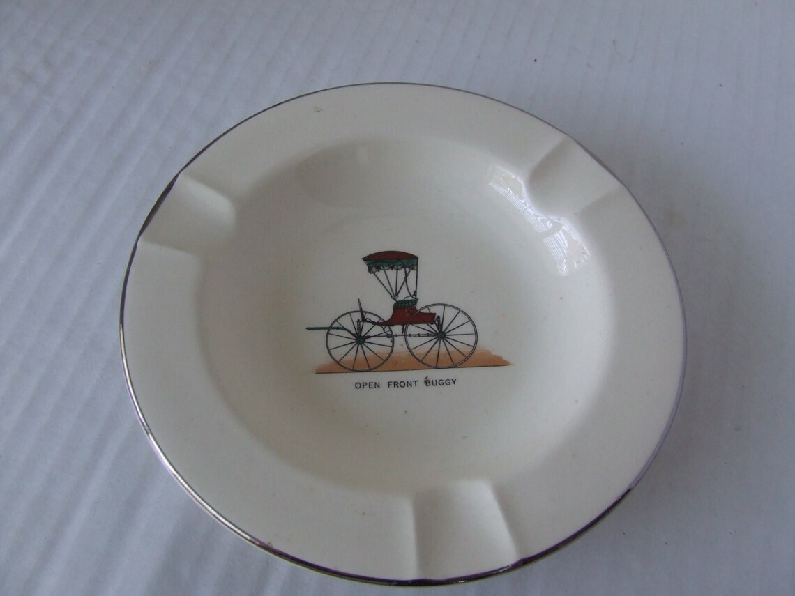 Antique Car Ashtray Men's Ashtray Trinket Dish Open - Etsy