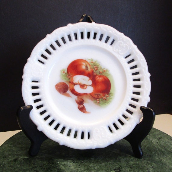 アメリカ製 1980年代 ヴィンテージ ミルクガラス ディナープレート4枚セット アメリカ製 1980年代 ヴィンテージ ミルクガラス ディナープレート4枚