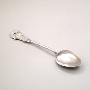 Sterling Silver Dragon Souvenir Spoon, Chinese Sterling Silver Spoon, Chinese Export Teaspoon Imperial Ceremony, Souvenir FREE SHIPPING