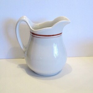 Vintage Shenango China Creamer, Shenango China Pitcher New Castle PA, Farmhouse Creamer, Milk Creamer Pitcher, Shenango Pottery 16 oz. Size
