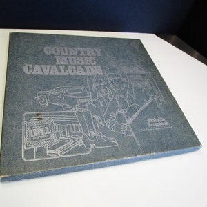 70s Country Music Vinyl Records Cavalcade "Country Music, USA." 3 Lp's Vinyl, Candlelight Music Country, 70's Country Music Vinyl Collection