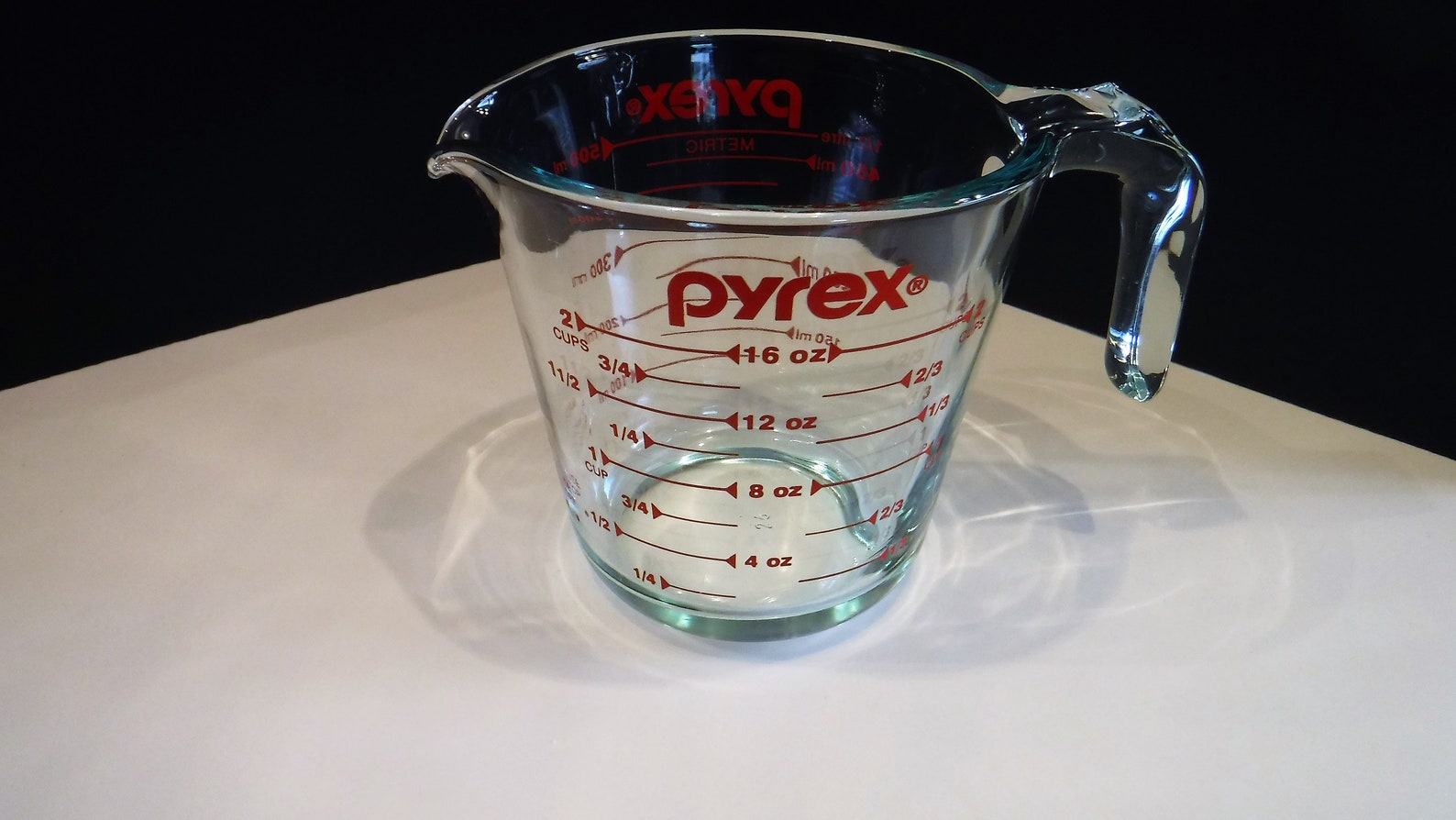 Pyrex 2 cup Measuring Cup Raised Red Label J Handle 2 Cup Etsy