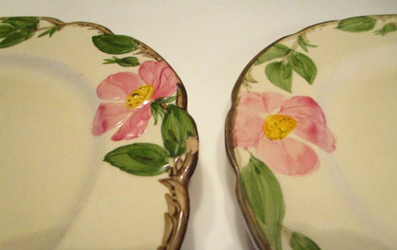 Franciscan Desert Rose Dinner Plates (set of 2) - USA Made - Etsy UK