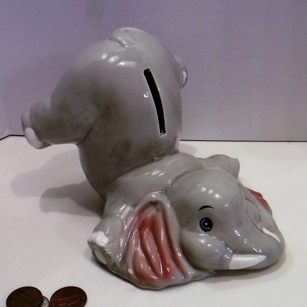 Elefant Sparschwein 1960er Jahre Sparschwein Elefant | Etsy
